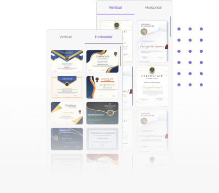Design Certificates That Stand Out. Access hundreds of customizable templates - no design skills needed